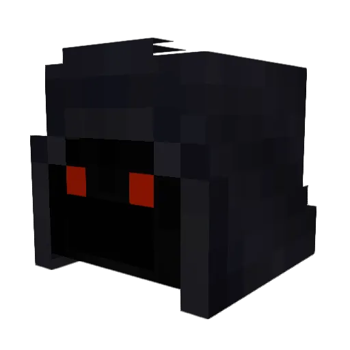noSam_007 Minecraft avatar head, 3D render