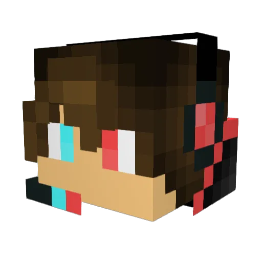 no_ammo_ Minecraft avatar head, 3D render