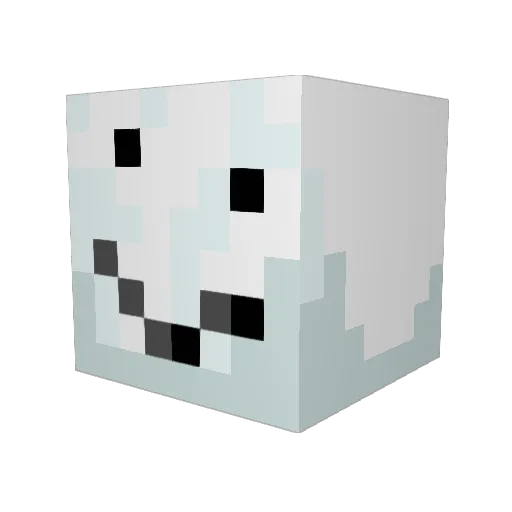 no_ot Minecraft avatar head, 3D render