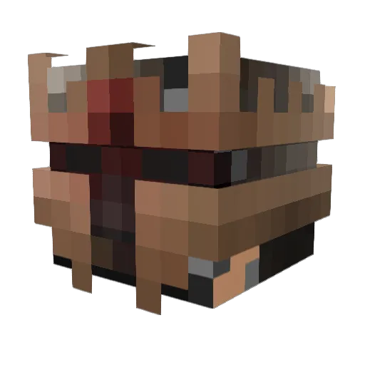 noa7849000 Minecraft avatar head, 3D render