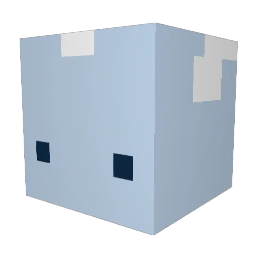 noa8039 Minecraft avatar head, 3D render