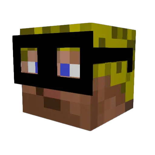 noaaah1337 Minecraft avatar head, 3D render