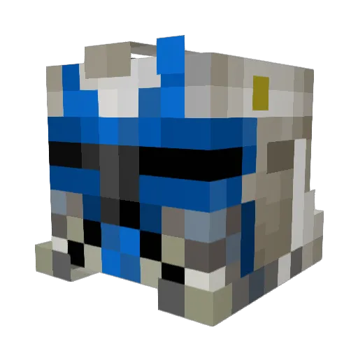 noachamu Minecraft avatar head, 3D render