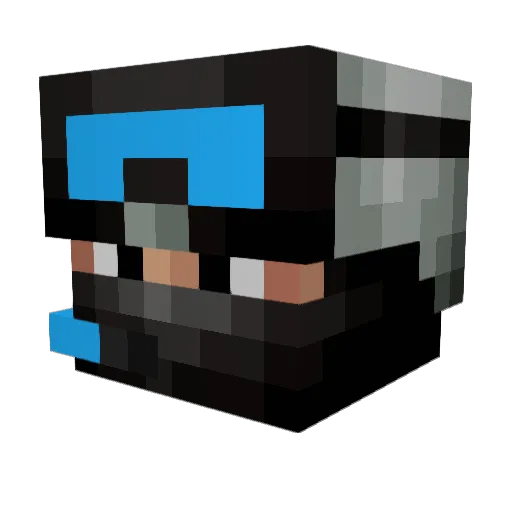 noagreve Minecraft avatar head, 3D render