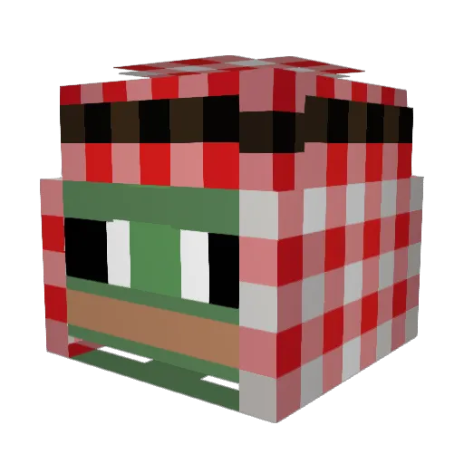noah457k Minecraft avatar head, 3D render