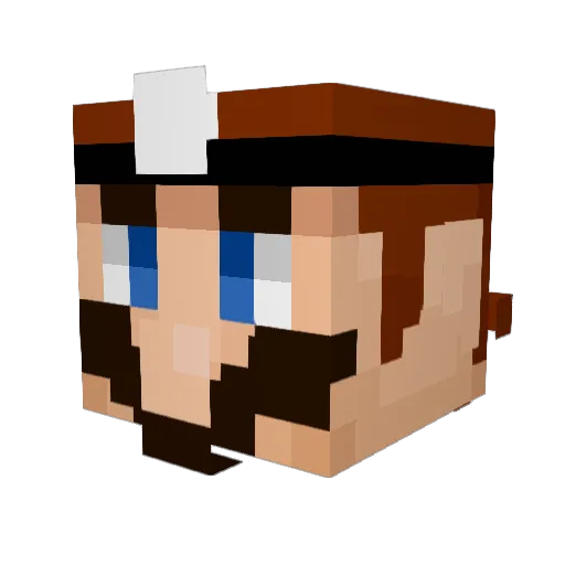 noah_breite Minecraft avatar head, 3D render