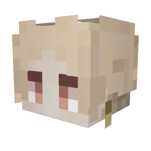 noah_valentine Minecraft avatar head, 3D render