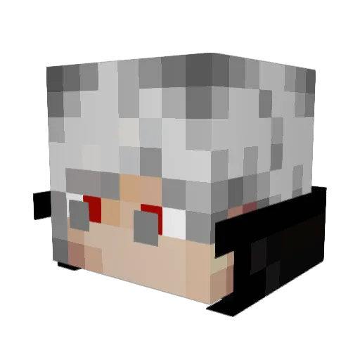 noahdwld Minecraft avatar head, 3D render