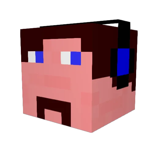 noahfrancis Minecraft avatar head, 3D render