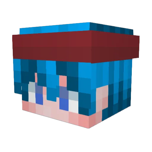 noahgmr Minecraft avatar head, 3D render