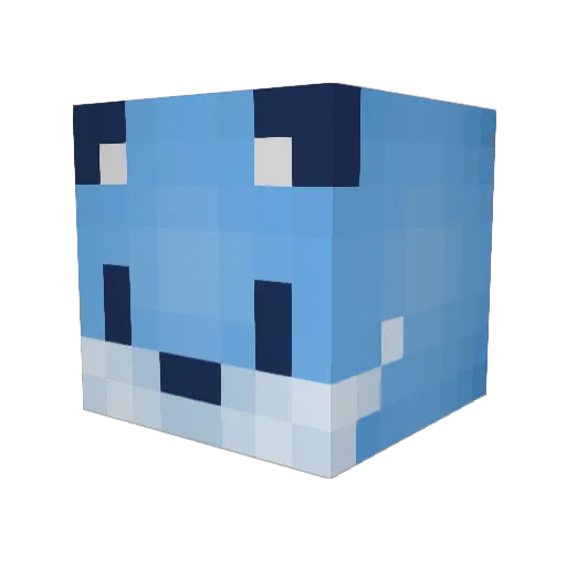 noahisqt Minecraft avatar head, 3D render