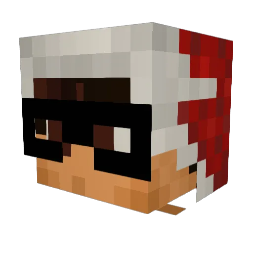noahjm33 Minecraft avatar head, 3D render