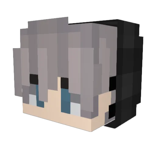 noahleclair Minecraft avatar head, 3D render