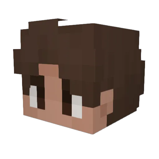 noahoreos Minecraft avatar head, 3D render
