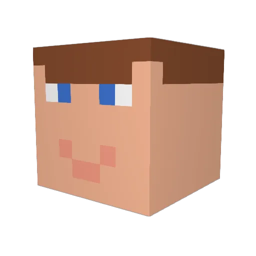 noam1123 Minecraft avatar head, 3D render