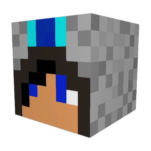 noamtheking21 Minecraft avatar head, 3D render