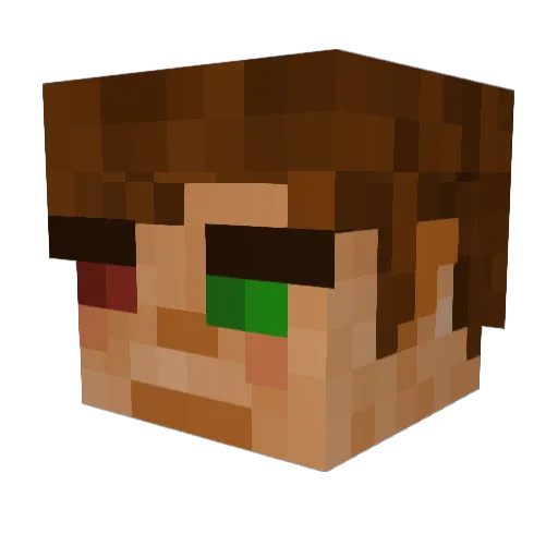 noamtz2912 Minecraft avatar head, 3D render