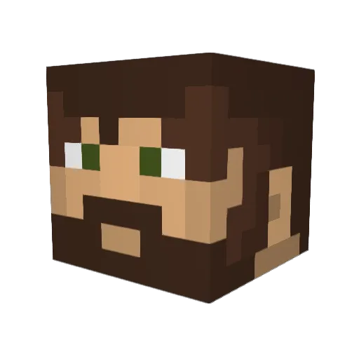 noard57 Minecraft avatar head, 3D render