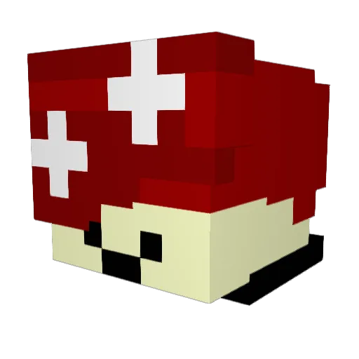 nob29 Minecraft avatar head, 3D render