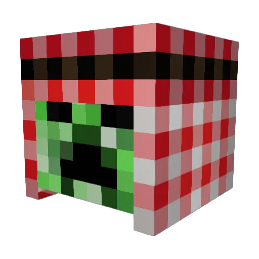 nobie018 Minecraft avatar head, 3D render