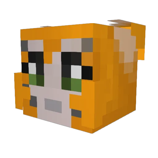 noblebubble1 Minecraft avatar head, 3D render