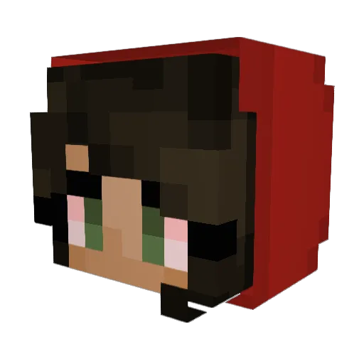 nobody_is_here Minecraft avatar head, 3D render