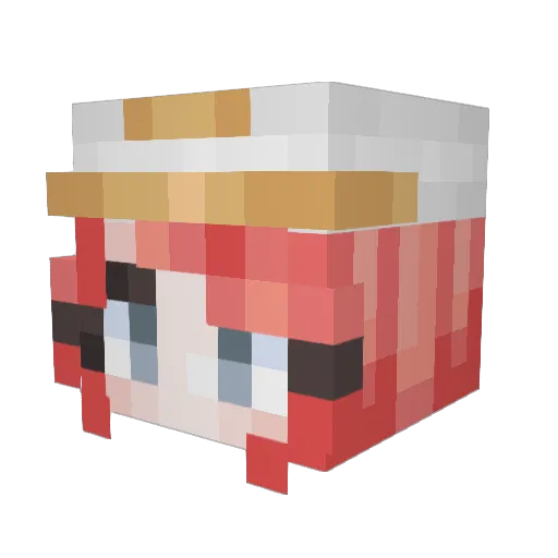 nobodyhas0426 Minecraft avatar head, 3D render