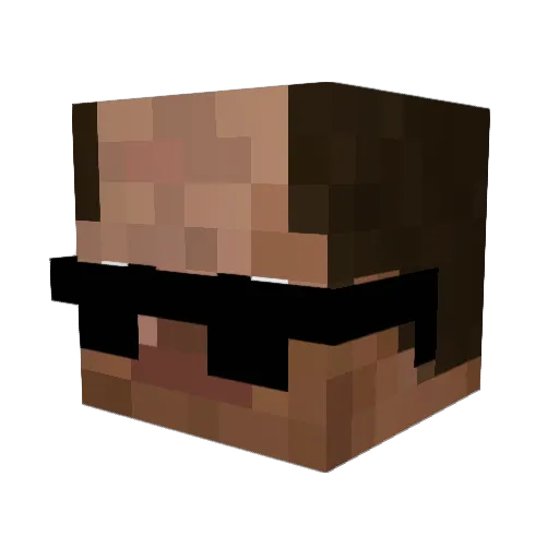 nobrejogador Minecraft avatar head, 3D render