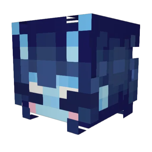 nobukowo Minecraft avatar head, 3D render