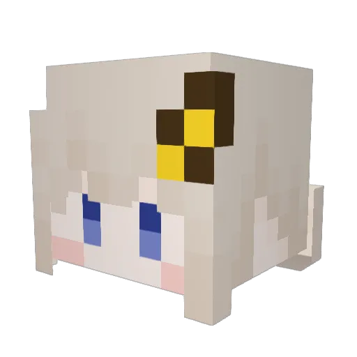 noce96309 Minecraft avatar head, 3D render