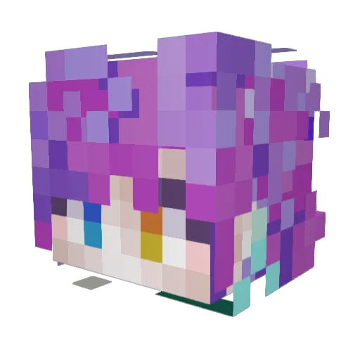 noce_fella Minecraft avatar head, 3D render