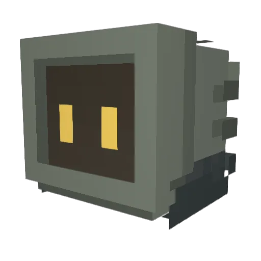 nocht Minecraft avatar head, 3D render