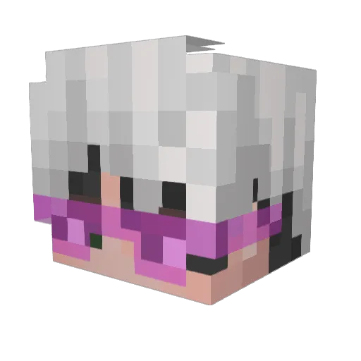 nockiee Minecraft avatar head, 3D render