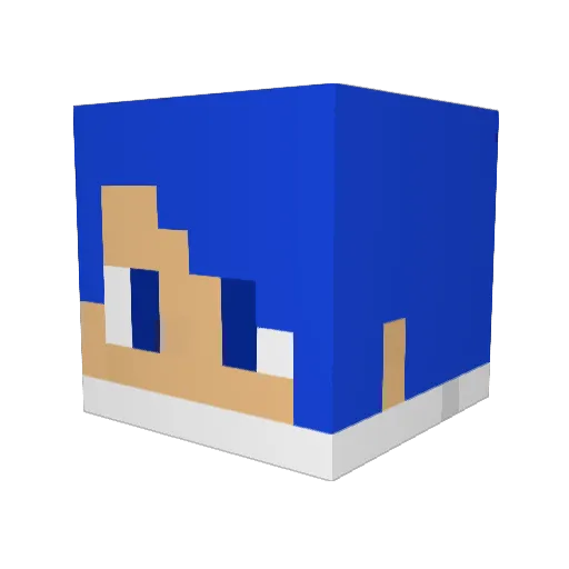 nockmore Minecraft avatar head, 3D render
