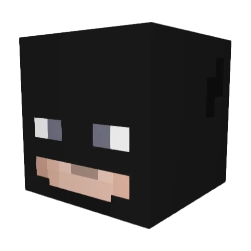 nocomenn Minecraft avatar head, 3D render