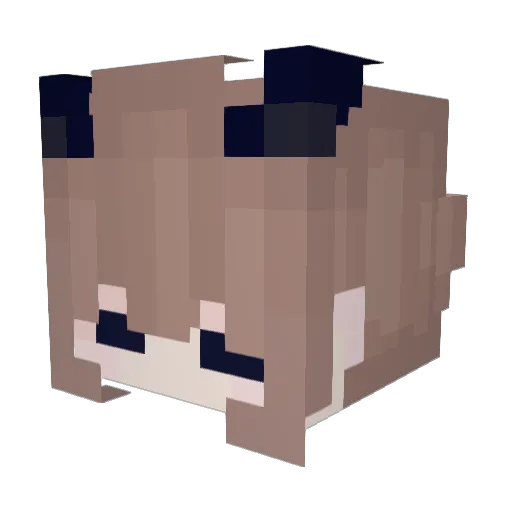 noctahedron Minecraft avatar head, 3D render
