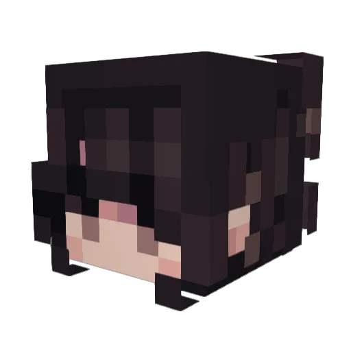noctdisaster Minecraft avatar head, 3D render