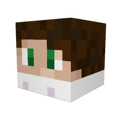 noctus_cos Minecraft avatar head, 3D render