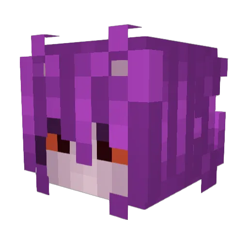 nodefunallowed Minecraft avatar head, 3D render