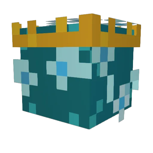nodgad Minecraft avatar head, 3D render