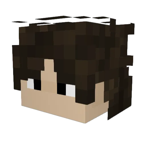 noef876 Minecraft avatar head, 3D render