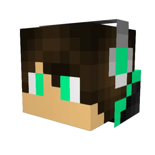 noel700 Minecraft avatar head, 3D render