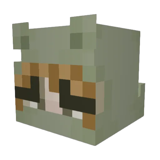 noel_le Minecraft avatar head, 3D render
