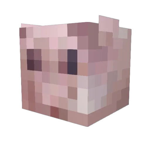 noelfle3d Minecraft avatar head, 3D render