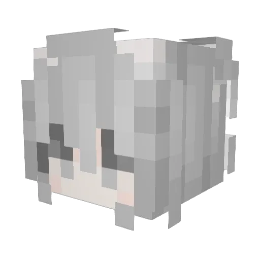 noeljankek Minecraft avatar head, 3D render