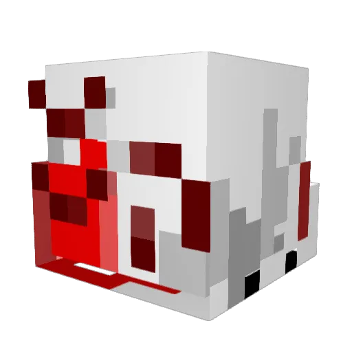 noelle144p Minecraft avatar head, 3D render