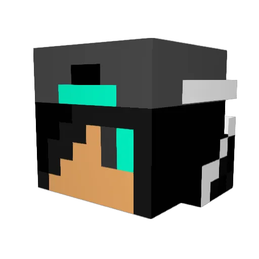 noelle50 Minecraft avatar head, 3D render