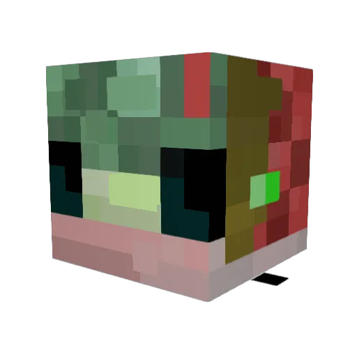 noellesx Minecraft avatar head, 3D render