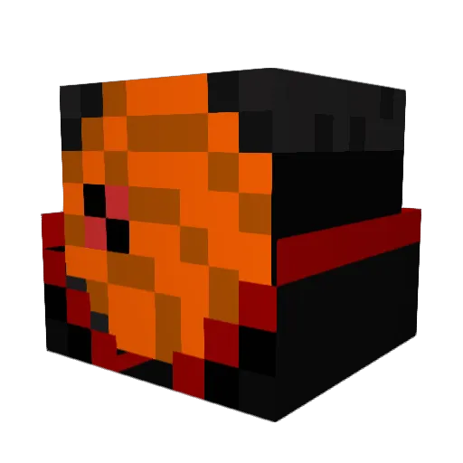 noelloo Minecraft avatar head, 3D render