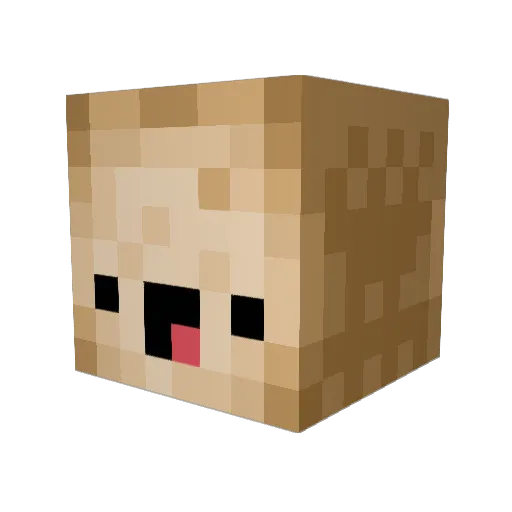 noelpx Minecraft avatar head, 3D render